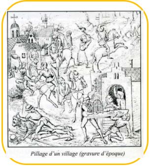 Pillage Village-Gravure