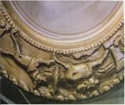 Plat en argent,détails