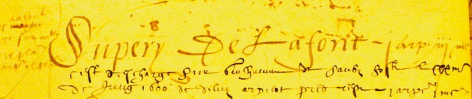 de Laffont ,livre terrier de 1515, Bretx-Thil